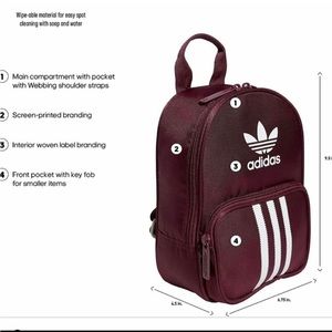 Adidas mini backpack